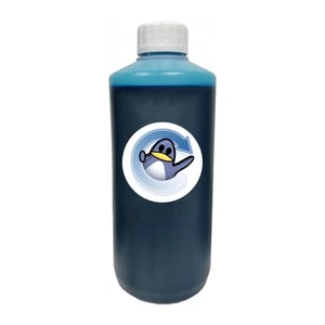 Cartouches de rafraîchissement cyan 1L 1000 ml flacon de recharge d'encre jet d'encre en vrac pour imprimante HP - Photo 1/4