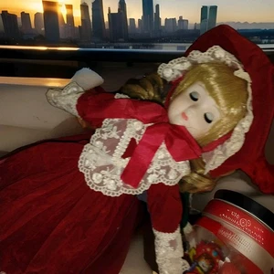Enesco Nostalgic Doll Amanda 1982 Vintage Aka Black Eyed Children Limited Edit - Picture 1 of 9