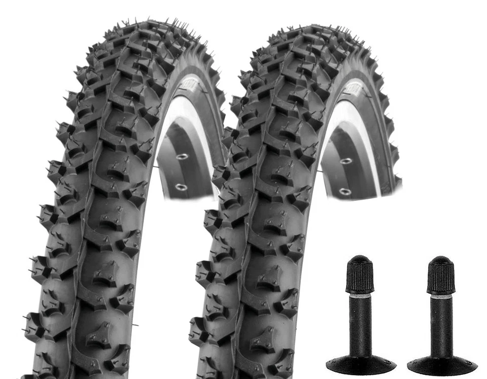 2x Kenda Mountainbike Reifen Fahrradreifen 24 Zoll 24x1.95 inkl. 2x Schlauch AV - Bild 1 von 1