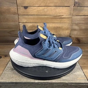 Adidas Womens Size 8.5 Ultraboost 22 FTW GX9157 Blue Athletic Lace Up Shoes - Picture 1 of 10