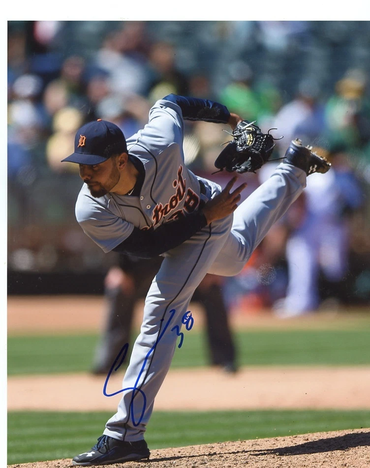 FOTO 8X10 FIRMADA AUTOGRAFIADA DE TIGRES DE JOAKIM SORIA DETROIT CON CERTIFICADO DE AUTENTICIDAD  Foto 1 de 1