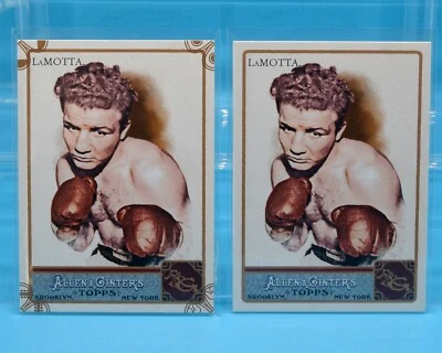 2011 Topps Allen & Ginter JAKE LAMOTTA Base & Code Card SP - Image 1 of 2