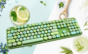 Mofii Charming Colorful Wireless Keyboard and Mouse set for PC/Laptop/Mac - Picture 1 of 13