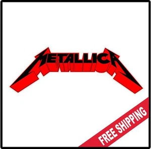 Metallica Vinilo Pared Logo Calcomanía Adhesiva Banda de Rock Metal Pesado Varios Tamaños - Imagen 1 de 1