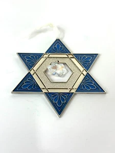 2014 Hallmark Keepsake ~ Stella di David ~ Ornamento Hanukah ~ Usato - Foto 1 di 2