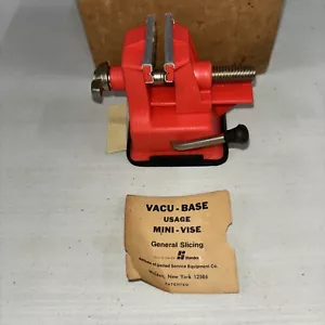 Vintage General Vacu - Mini Vise Base NOS Vice Generale Affettatura - Foto 1 di 6