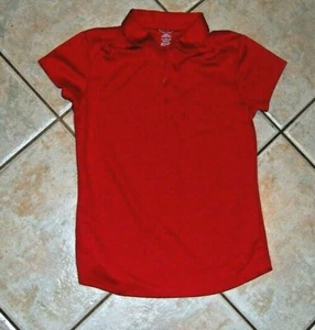 Chaps Girls Approved School wear Polyester Red Shirt L (12-14) REG EUC No Iron - Picture 1 of 3