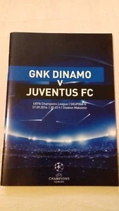 DINAMO ZAGREB - FC JUVENTUS, CHAMPIONS LEAGUE 27.09.2016, PROGRAMME - Picture 1 of 1