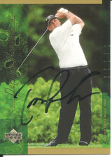 Tom Lehman PGA Golfer Personally Autographed Card