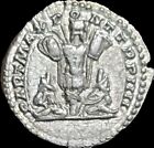KARAKALLA 198-217 AD. Srebrny denar Cesarstwo Rzymskie. Wysoka jakość 