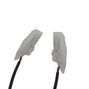 Wind Swivel Wing Fin Rearview Side Mirror Turn Signal Light indicators - Picture 1 of 5