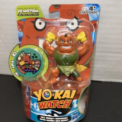 Yo-Kai Watch Sgt Burly Anthemic  Yo-Motion Figure Hasbro - Image 1 of 4