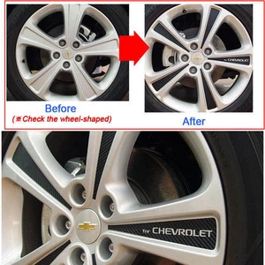 2011+ Captiva 19inches Tire Carbon Wheels Mask Decal Sticker car - Foto 1 di 2