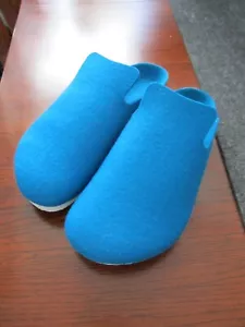 BIRKENSTOCK ' AMSTERDAM' - FILZ - BLAU - 37 - NEU UND UNGETRAGEN! - Bild 1 von 7