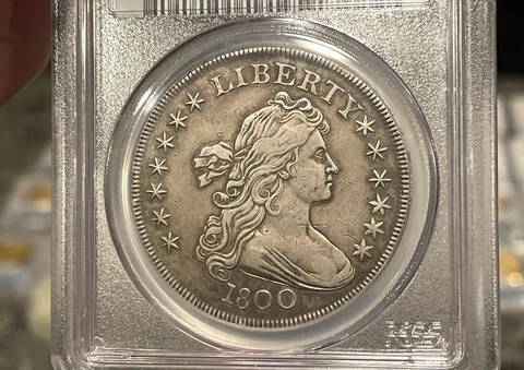 1800 PCGS Genuine Cleaning - XF Details Draped Bust Dollar Cover