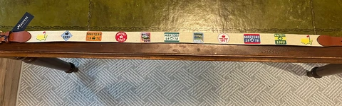 Masters Smathers & Branson Needlepoint Belt Rare Tickets 2023 40 Cover