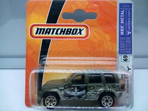 Matchbox Superfast / MB 504 - Jeep Liberty - Green , Mud Splatter - Model Car x1 - Picture 1 of 4