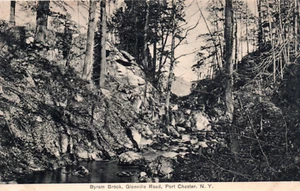 Greenwich Connecticut Glenville Road Byram Brook Postcard - Picture 1 of 3