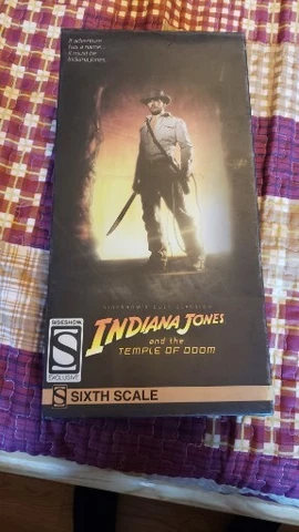 Indiana Jones Temple of Doom 1/6 Exclusive Sideshow - Hot Toys - New - Grail Cover