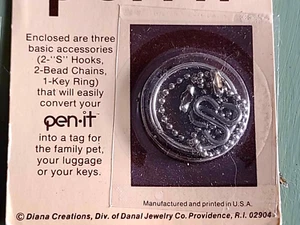 Diana Creations Pen-It- 1 Key Ring, 2 Bead Chains, & 2 S-Hooks-2 Packs - Picture 1 of 2