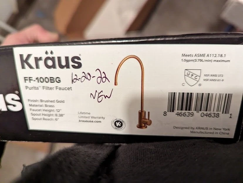 Kraus FF-100BG Kitchen Faucet - Brushed Gold