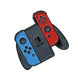 Nintendo • Blue & Red Joy Con Switch Controller • Enamel Pin Lapel Brooch Large! - Picture 1 of 3