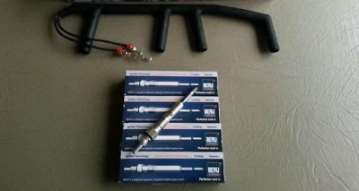 EARLY VW TDI BERU GLOW PLUG SET WIRE HARNESS 2 WIRE GOLF JETTA PASSAT NB 96-01  - Image 1 of 3