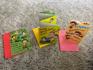 Vtg 3 HAPPY BIRTHDAY Cards 2 Birthday Girl The Wild Thornberrys Nickelodeon AGC - Picture 1 of 12