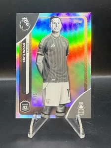 2025-26 Topps Premier League Chris Wood /75 Nottingham Forest bianco e nero - Foto 1 di 2