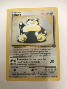 Pokémon Card Snorlax Relaxo Jungle German 27/64 Non Holo - Picture 1 of 2