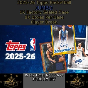 Chris Webber - 2025-26 Topps Basketball JUMBO 1X Case Player BREAK #3 - Picture 1 of 3