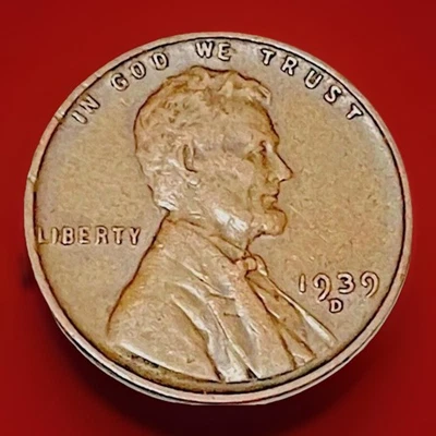 Centavo de trigo Lincoln 1939-D "Mejor valor en eBay" envío rápido Foto 1 de 4