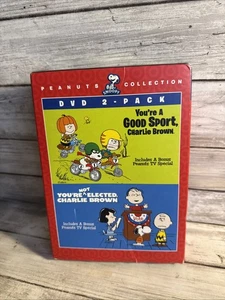 New! Peanuts Collection You’re A Good Sport, You’re Not Elected DVD + Bonus TV - Foto 1 di 5
