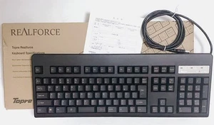 Topre REALFORCE 108UBK-SJ08B0 Keyboard Japanese layout Wired Good condition - Picture 1 of 12
