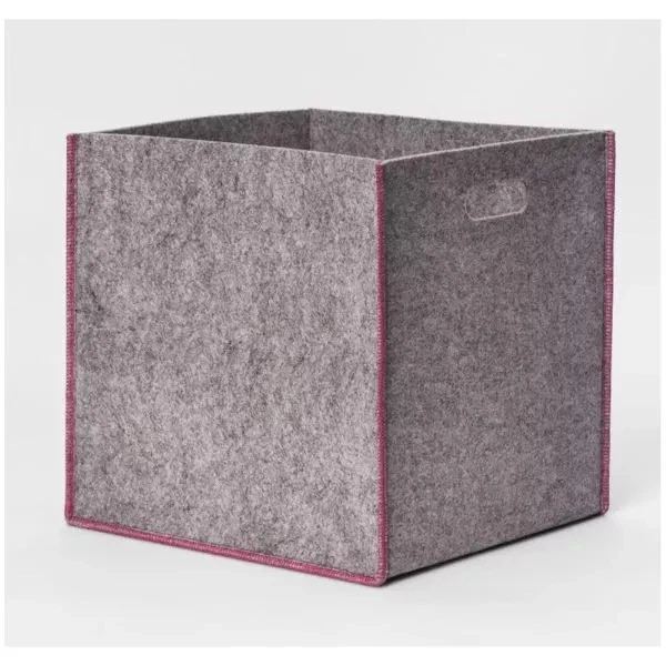 Storage Bin in Gray - 13" x 13" x 13" - Image 1 of 1