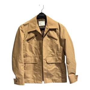 Vintage 70s Streetwear Mens Size 40 Full Zip Bomber Jacket Tan USA - Bild 1 von 17