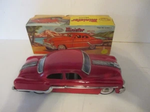 Antiguo coche de juguete vintage 1954 Pontiac Chieftain fricción Delhi Minister Deluxe - Imagen 1 de 6