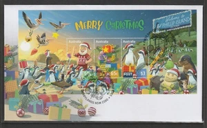 Australia 2025: Merry Christmas 2025 - First Day Cover with Mini-Sheet Fine Used - Picture 1 of 1