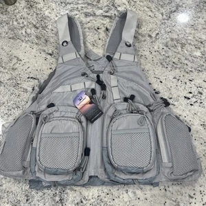 Kylebooker Fly Fishing Vest Pack Adjustable for Men and Women Grey - Picture 1 of 5