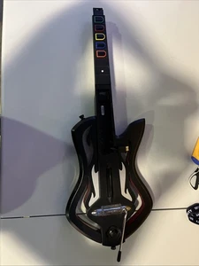 Guitar Hero Warriors of Rock Wii Guitar Red Controller Tested Missing Piece - Picture 1 of 3
