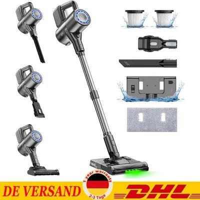 Akku-Staubsauger mit Wischfunktion 6in1 500W 40KPa Handstaubsauger Kabellos - Bild 1 von 4