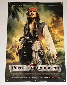 Disney Pirates of the Caribbean On Stranger Tides (2011) Movie Poster One Sheet - Picture 1 of 5