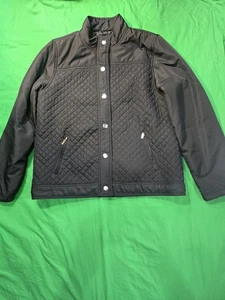 Chaqueta Karen Scott Sport Mujer Negra Acolchada Ligera Talla Grande - Imagen 1 de 4