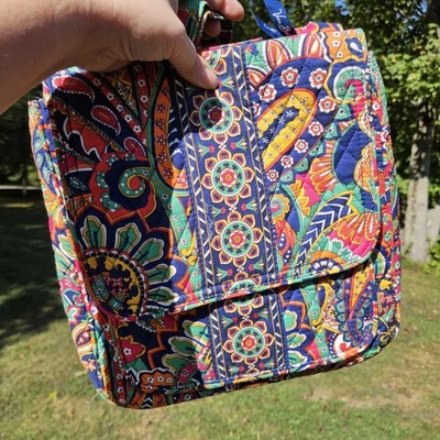 Bandolera Vera Bradley Veneciana Paisley Verano Primavera Floral Foto 1 de 4