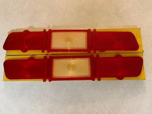 1967 CHEVROLET IMPALA & BEL AIR RH & LH STOP & TAIL LIGHT LAMP LENS NOS-R - Picture 1 of 24