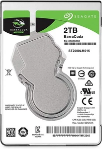 Seagate HDD 2.0TB 5400RPM 128MB SATA3 2.5 BarraCuda Up to 140 MB/s ST2000LM015  - Picture 1 of 1