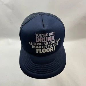 Cappello blu regolabile Your Not Drunk Show Your Friends - Foto 1 di 5