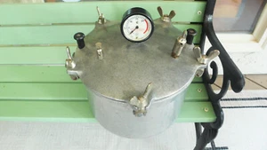 Vintage Small Kook Kwick Steam Pressure Cooker No. 6 Unique Decor 10 3/4" Tall - Picture 1 of 3