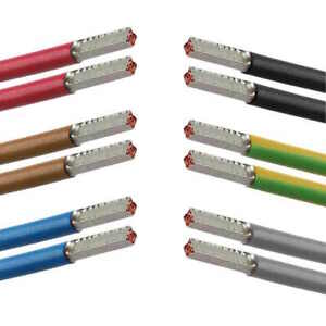 35cm / 6mm2 Elektryczne mostki okablowania, tuleje kablowe 18mm, różne kolory