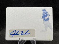 2022 LEAF TRINITY JORDAN WALKER PA-JW1 YELLOW PRINTING PLATE AUTO 1/1 CARDINALS